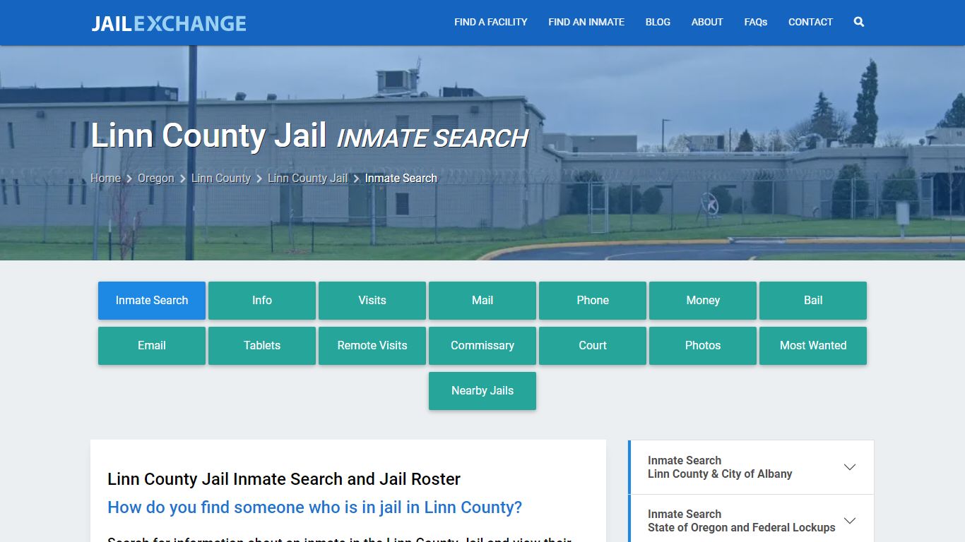 Inmate Search: Roster & Mugshots - Linn County Jail, OR